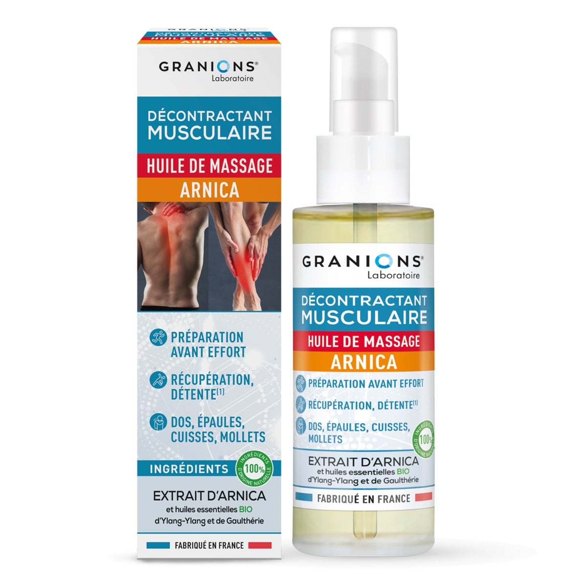 Granions Décontractant Musculaire Huile De Massage 100 Ml - Image 3