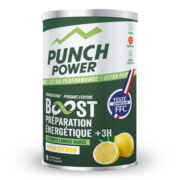 Boisson énergétique PUNCH POWER - Boost énergétique +3H - Citron