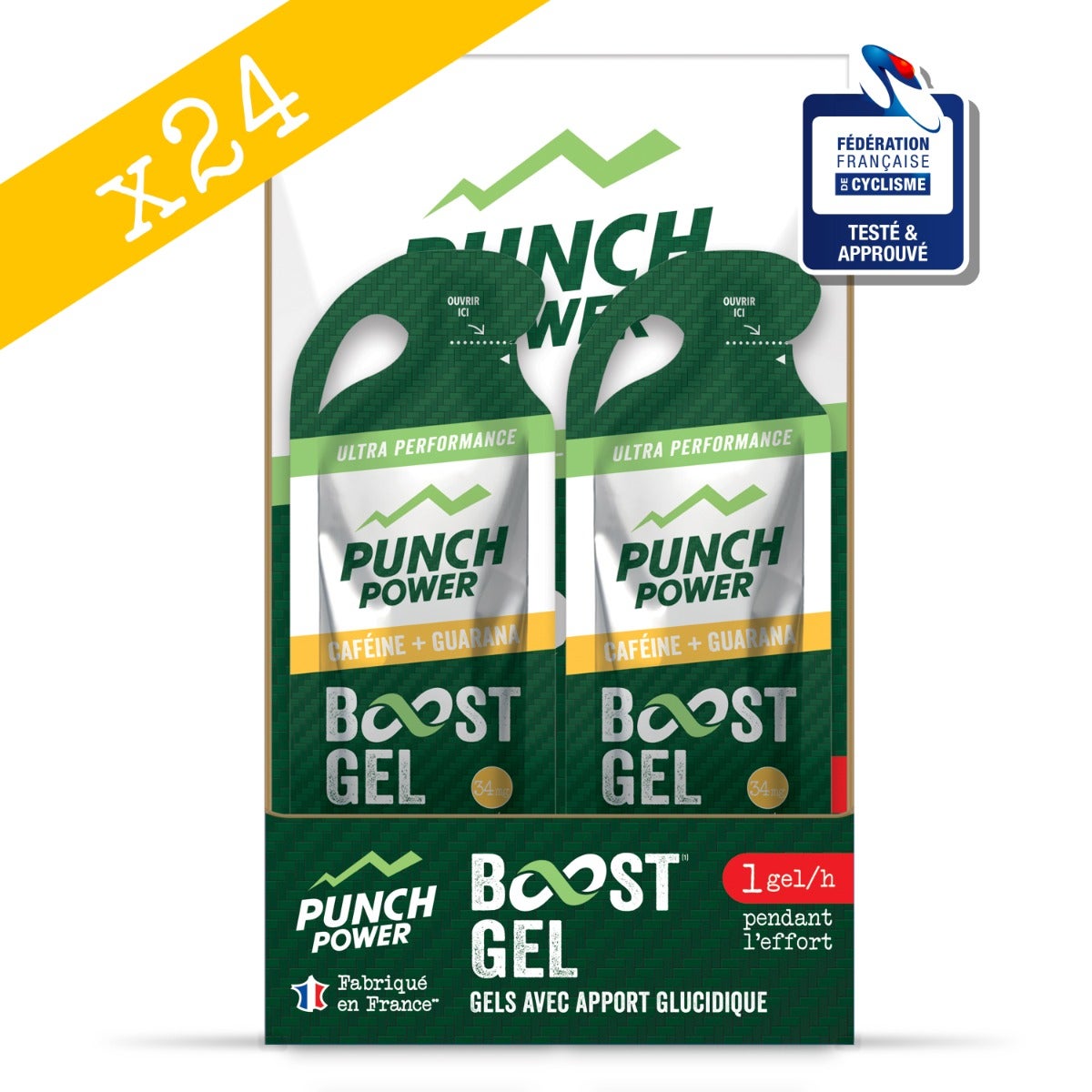 Boost Gel - Caféine & Guarana - Goût Cola