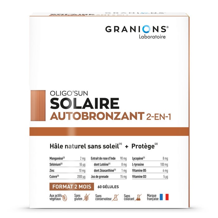 Oligo'Sun - Autobronzant 2-en-1 - 2 mois