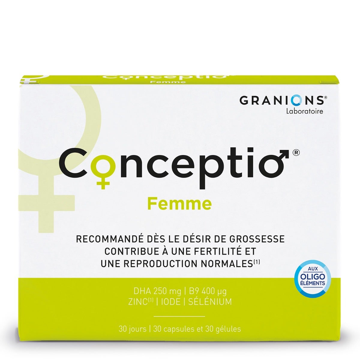 Granions Femme 30 Capsules + 30 Gelules Conceptio - Image 3