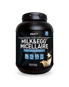 Milk&Egg 95 Micellaire d'EAfit, la prot&eacute;ine de s&egrave;che par excellence !