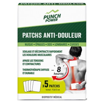 Patchs Anti-Douleur Thermothérapie - Décontractant musculaire