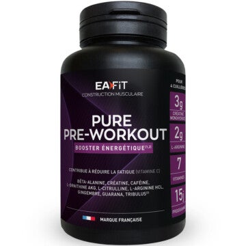Eafit Pre Workout - Computes with the best American formulas! Creatine - Beta Alanine - Caffeine and more - Push your limits in training!