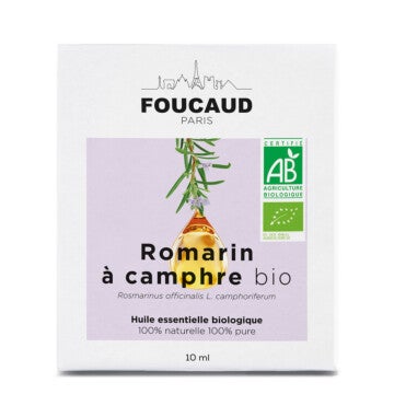 Foucaud - Huile essentielle - Romarin à Camphre bio (Rosmarinus officinalis L camphoriferum) | 100% naturelle et 100% pure 