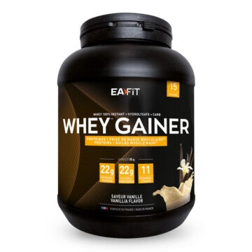 whey gainer face vanille