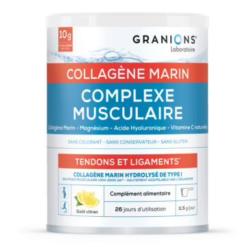 Décontractant musculaire au collagène marin 