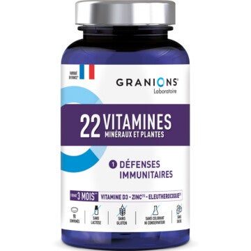 Granions 22 vitamines et minéraux et plantes - Pour augmenter vos défenses immunitaires