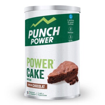 Punch Power Biocake 400 g saveur chocolat - Pour un petit déjeuner pre-compétition facile à digérer - Sans gluten