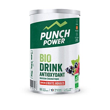 Punch Power Biodrink Antioxydant - Boisson énergétique qui lutte contre le stress oxydatif et les radicaux libres - Saveur Fruits Rouges