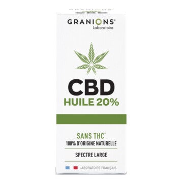 GRANIONS - une huile de chanvre enrichie en CBD Cannabidiol