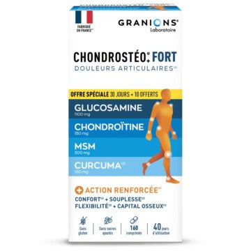 Chondrostéo Fort 160 comprimés - Régénération du cartilage - Offre spéciale 10 jours offerts