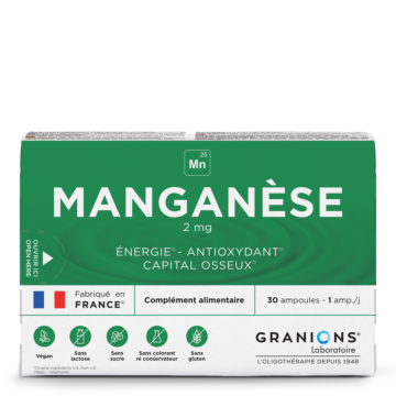 Manganèse - face