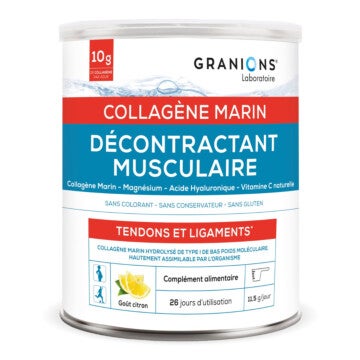 Décontractant musculaire au collagène marin 