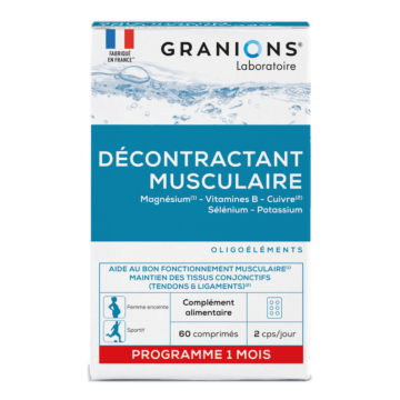 Granions décontractant musculaire comprimés