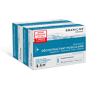 Duo Granions Décontractant Musculaire - Aide à limiter l'apparition des crampes