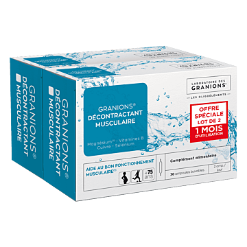 Duo Granions Décontractant Musculaire - Nouveau design 2018