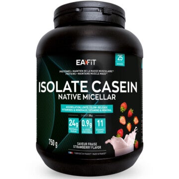 Isolate Casein Native Fraise : séchez en gourmandise !