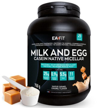 EAFIT Milk &amp; Egg 95 Micellaire Caramel for a delicious dry