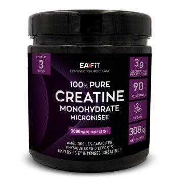 EA FIT 100% pure créatine 308g en poudre
