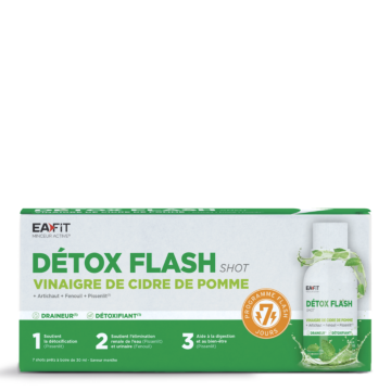 EAFIT MINCEUR ACTIVE - Detox Flash Shot - Draineur - Détoxifiant - Programme de 7 jours