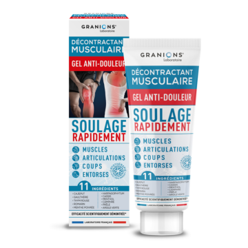 Granions Décontractant Musculaire Gel Anti Douleur - 11 ingrédients à l'efficacité scientifiquement testé