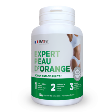 Expert Peau d'Orange 60 gélules : 10 plante, fruits, vitamine & minéraux pour éradiquer la cellulite !