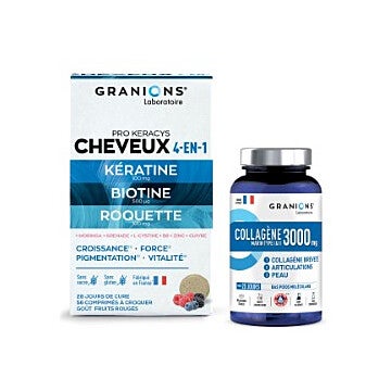 Pack Pro Keracys beauté cheveux + collagène marin 1 et 2