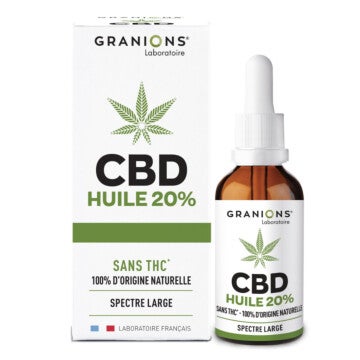 GRANIONS - une huile de chanvre enrichie en CBD Cannabidiol