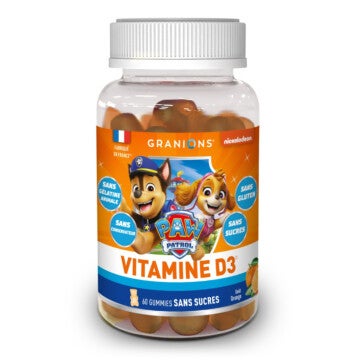Pat Patrouille - Gummies Vitamine D3 - 60 Gummies - Orange
