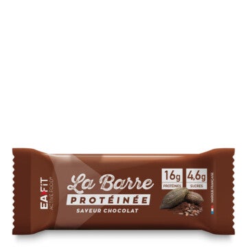 EAFIT LA Barre protéinée - 46 g - Saveur Caramel Beurre Salé - 10 g de protéines - Texture moelleuse - Délicieusement sain