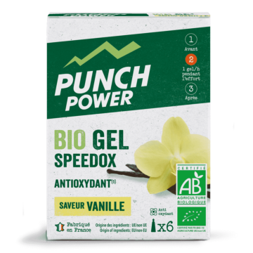 Punch Power SpeedOx - Etui de 6 topettes - Saveur Vanille - Antioxydant - Anti-crampes