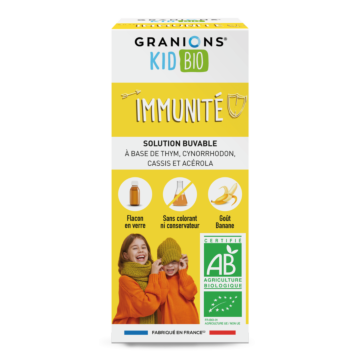 Granions Kid Bio Immunité aide vos enfants à résister aux infections hivernales - Face