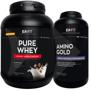 Pack 100 % Whey - Prise de volume sec optimisée 