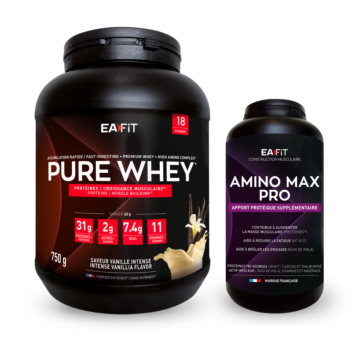 Pack 100 % Whey - Prise de volume sec optimisée 
