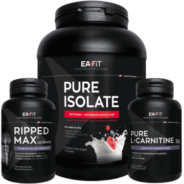 Pack sèche extrême EAFIT Mathieu Varez Egérie Ripped Max - Soyez Musclé et Affûté !