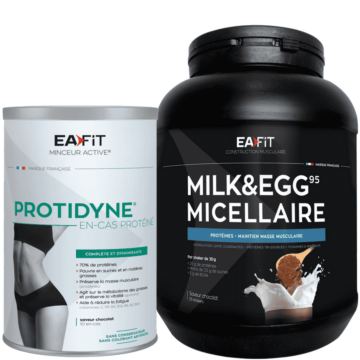 Duo Protéine de sèche à 2 EAFIT, pour les couples qui veulent perdre du poids ensemble