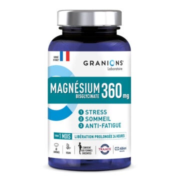 Magnésium bisglycinate GRANIONS -complément alimentaire - énergie