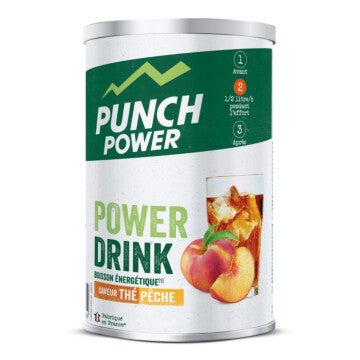Punch Power Biodrink 500 g - Boisson énergétique BIO - Saveur Thé Pêche