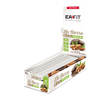 EAFIT La Barre Fit Vegan : barre hyperprotéinée 100 % Vegan 100 % Gourmande
