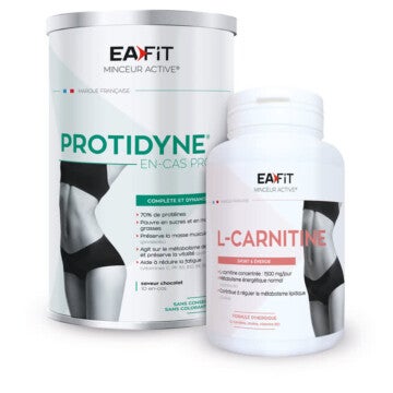 Pack minceur énergie 
Protidyne Chocolat L Carnitine
Optimisez vos séances de sport