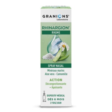 GRANIONS Rhinargion - Spray nasal décongestionnant et apaisant