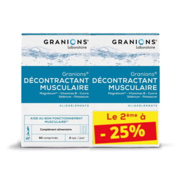 lot 2 GRANIONS Décontractant musculaire