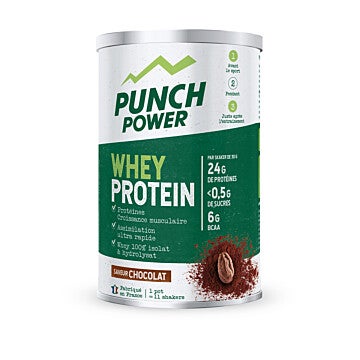 Punch Power Whey Protéin - Saveur Chocolat - Récupération et Croissance Musculaire