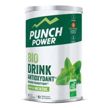 Punch Power Biodrink Antioxydant - Boisson énergétique qui lutte contre le stress oxydatif et les radicaux libres - Saveur Menthe