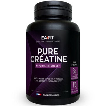 EAFIT Pure Créatine 90 gélules : idéal pour booster votre force et votre explosivité