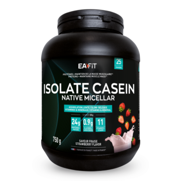 Isolate Casein Native Fraise : séchez en gourmandise !