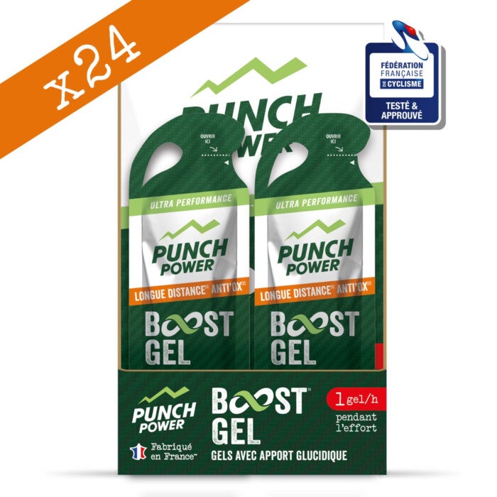 Punch Power BOOST GEL – Longue Distance Antiox – Goût Fruits Rouges