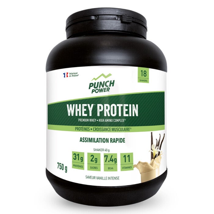Whey vanille intense 750g