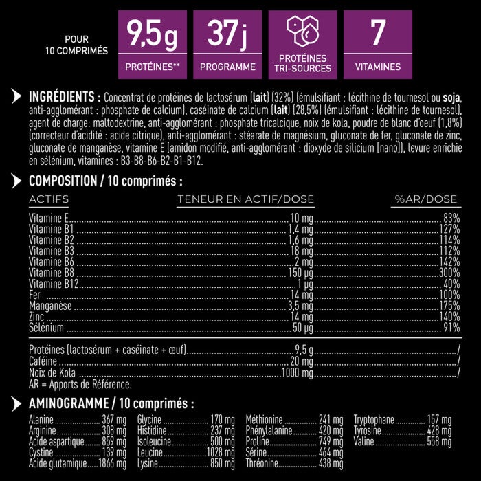 Capsules D'acides Aminés Tecepec Pour Croissance Musculaire - Vegan, Sans Gluten